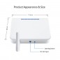 Tuya Ripetitore di Segnale Wireless RF433 con Adattatore Tuya Ripetitore di Segnale Wireless RF433 con Adattatore