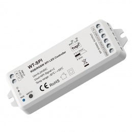 Contrôleur Tuya pour bandes LED RVB et RGBW adressables avec puce IC
