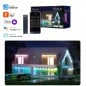Tuya Permanent Outdoor Lights RGBIC Smart WiFi 15 Meters with Remote Control Tuya Permanent Outdoor Lights RGBIC Smart WiFi 15 Meters with Remote Control