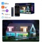 Tuya Permanente Außenleuchten RGBIC Smart WiFi 15 Meter mit Fernbedienung Tuya Permanente Außenleuchten RGBIC Smart WiFi 15 Meter mit Fernbedienung