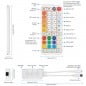 Tuya Controller per LED RGB+IC Smart Bluetooth Con Telecomando IR44