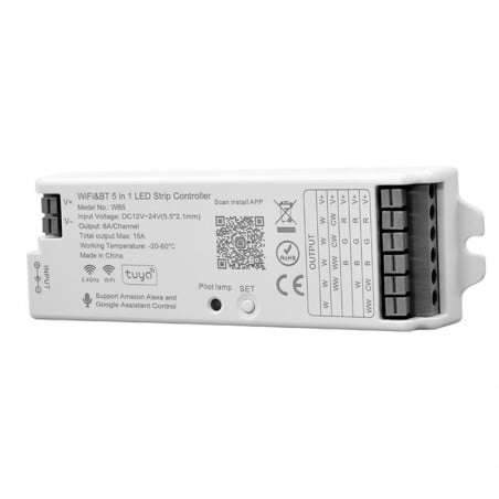 Tuya Controller per LED Universale 5in1 Smart WiFi e Bluetooth