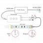 Contrôleur LED intelligent Bluetooth RGB+IC Tuya avec télécommande IR44 Contrôleur LED intelligent Bluetooth RGB+IC Tuya avec télécommande IR44