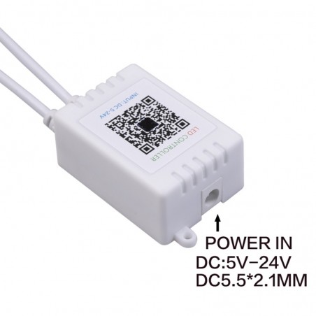 Tuya Controller per LED RGB+W Smart WiFi con Telecomando IR24