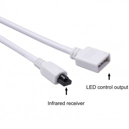 Slimme WiFi LED-stripcontroller met afstandsbediening en stembediening