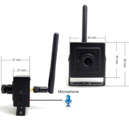 Cámara inteligente WiFi CamHi Spycam compatible con asistente de voz
