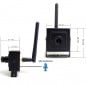 Caméra de surveillance WiFi intelligente CamHi Micro avec antenne
