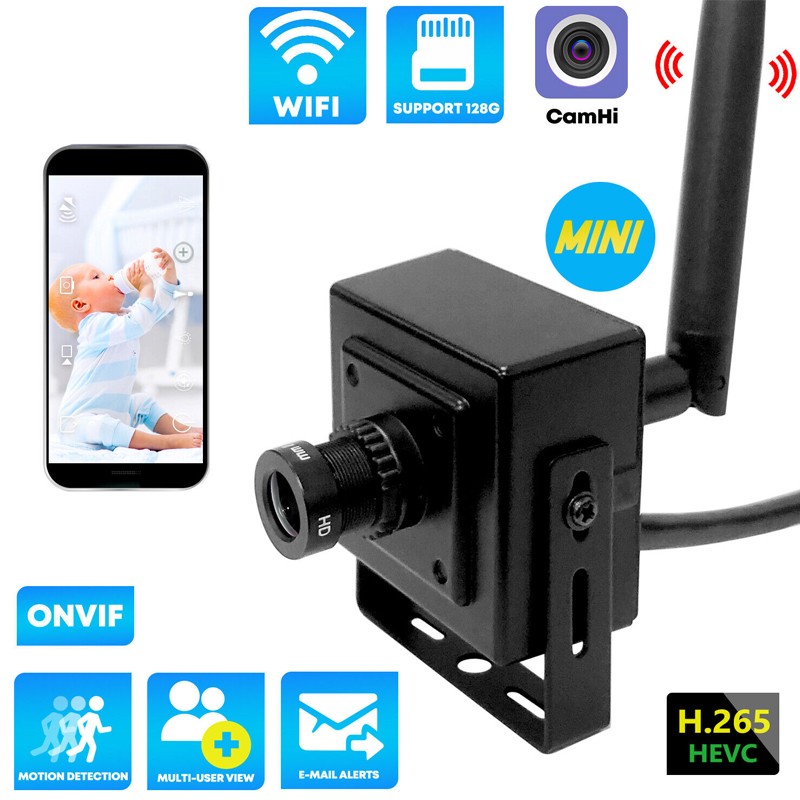 CamHi Micro Smart WiFi Überwachungskamera mit Antenne CamHi Micro Smart WiFi Überwachungskamera mit Antenne