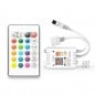 Tuya RGB+W Smart WiFi LED-Controller mit IR24-Fernbedienung