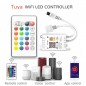 Tuya RGB+W Smart WiFi LED-controller met IR24-afstandsbediening