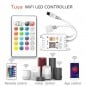 Tuya RGB+W Smart WiFi LED-Controller mit IR24-Fernbedienung