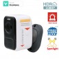 VicoHome Smart WiFi batterijgevoede camera 4MP 2K Plug en Play