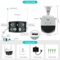 Caméra panoramique binoculaire intelligente WiFi 2K iCSee 4 MP Caméra panoramique binoculaire intelligente WiFi 2K iCSee 4 MP