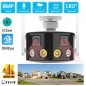 Cámara panorámica binocular iCSee 4 MP Smart WiFi 2K