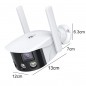 Cámara panorámica binocular iCSee 4 MP Smart WiFi 2K