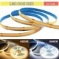 Striscia LED COB 24V 480 LED/m Impermeabile IP67 – 5 Metri