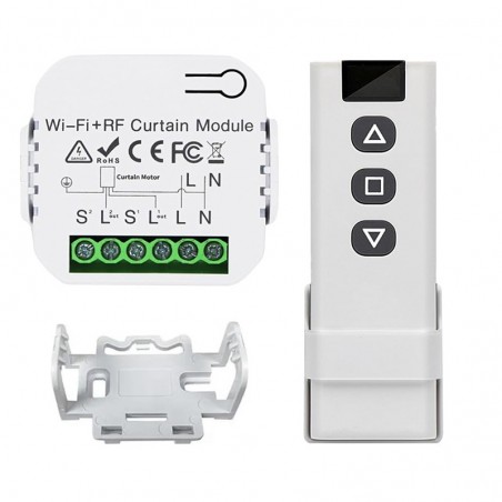 Tuya Smart WiFi Interruptor de Obturador + RF433 con Control Remoto