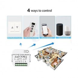 Tuya Smart WiFi und RF433 Rolladenschalter mit Fernbedienung