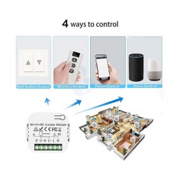 Tuya Smart WiFi en RF433 sluiterschakelaar met afstandsbediening