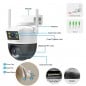 iCSee 6MP waterdichte slimme WiFi-beveiligingscamera met dubbele lens iCSee 6MP waterdichte slimme WiFi-beveiligingscamera met dubbele lens