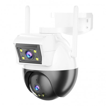 iCSee 6MP Waterproof Smart WiFi Dual Lens Security Camera