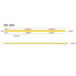 Ruban LED COB 528 : Éclairage intelligent et personnalisable