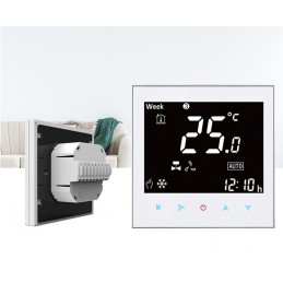Termostato WiFi Beca BAC-2000ELW Fan Coil Controllo Condizionatori