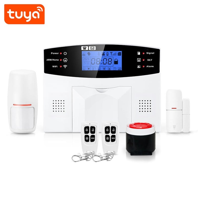 Sistema Allarme Wireless KERUI Wi-Fi Tuya &ndash; Kit Casa Intelligente Con Sensori E Telecomandi, Antifurto Completo