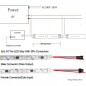Tira LED Tuya 3 Pin RGB+IC 5 metros Impermeable