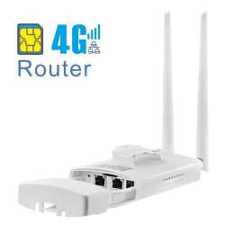 Router mit 4G LTE Sim und 2 IP66 LAN-Ports für den externen Einsatz