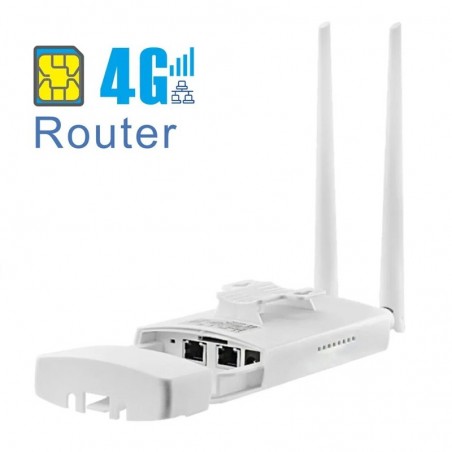 Router con Sim 4G LTE e 2 Porte LAN IP66 | Connessione Ovunque