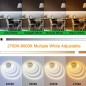Striscia LED COB CCT DC24V da 640 LED al Metro 5 Metri Striscia LED COB CCT DC24V da 640 LED al Metro 5 Metri