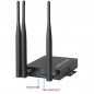 Professional router with 4G LTE SIM and 4 IP66 LAN ports for external use