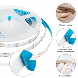 810 LEDs pro Meter RGB COB LED-Streifen DC12V 5 Meter