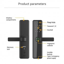 Cerradura Tuya Smart WiFi B2 PRO: Máxima Seguridad y Control