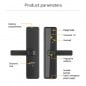 Serrure WiFi intelligente Tuya B2 PRO avec empreinte digitale et caméra œil de chat Serrure WiFi intelligente Tuya B2 PRO avec empreinte digitale et caméra œil de chat