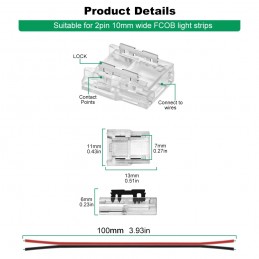 4-in-1-Anschluss für COB- und SMD-LED-Streifen: Benutzerfreundlichkeit garantiert