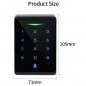 Sistema de control de acceso WiFi inteligente Tuya con teclado táctil