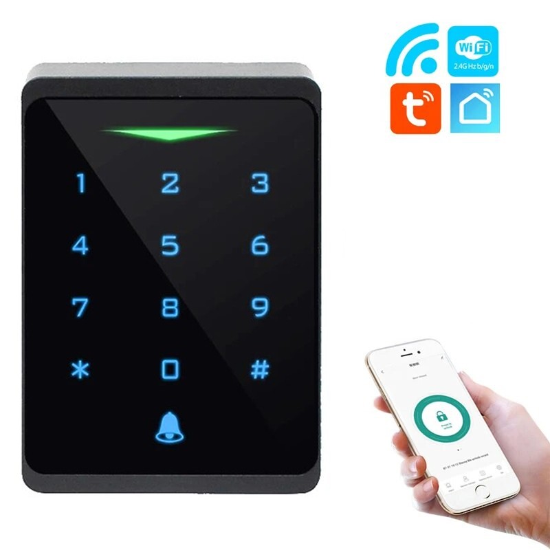 Système de contrôle d'accès WiFi intelligent Tuya avec clavier tactile Système de contrôle d'accès WiFi intelligent Tuya avec clavier tactile