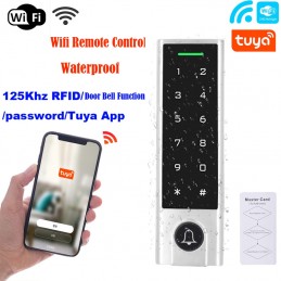 Tuya Smart WiFi-toegangscontrole met aanraaktoetsenbord en kaartlezer voor buitenshuis