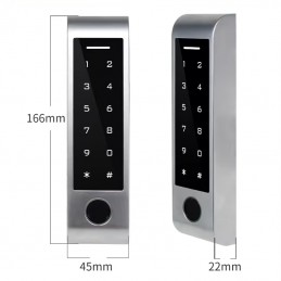 Control de acceso WiFi Tuya con opciones de acceso multifuncionales