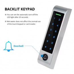 Control de acceso WiFi Tuya con opciones de acceso multifuncionales