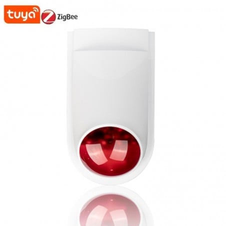 Sirène d'alarme extérieure intelligente Tuya Zigbee