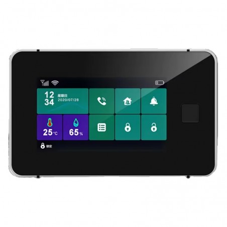 Système d'alarme Tuya Smart WiFi et GSM 4G avec écran tactile