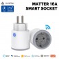 Tuya Smart Matter WiFi 16A Toma con Medición de Energía Tuya Smart Matter WiFi 16A Toma con Medición de Energía