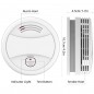 Tuya Smart WiFi Detector de humo fotoeléctrico con sirena Tuya Smart WiFi Detector de humo fotoeléctrico con sirena