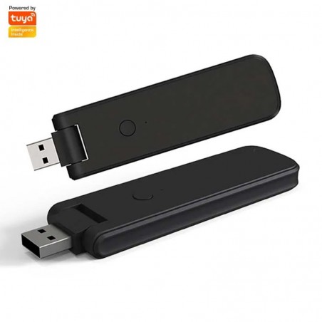 Tuya Universal Smart WiFi USB Hub para controles remotos IR y RF
