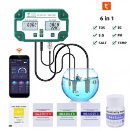 Tuya 6in1 slimme wifi-waterkwaliteitstester