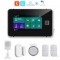 Tuya Smart WiFi and GSM 4G Alarm System with Touch Screen Display Tuya Smart WiFi and GSM 4G Alarm System with Touch Screen Display