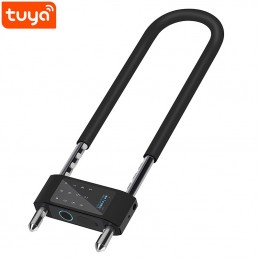 Tuya Smart Bluetooth U-Lock con huella digital y teclado